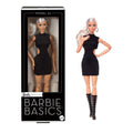Barbie Basics Collectible Doll, Model 02 With Blonde Hair in Black Dress & Gladiator Boots
