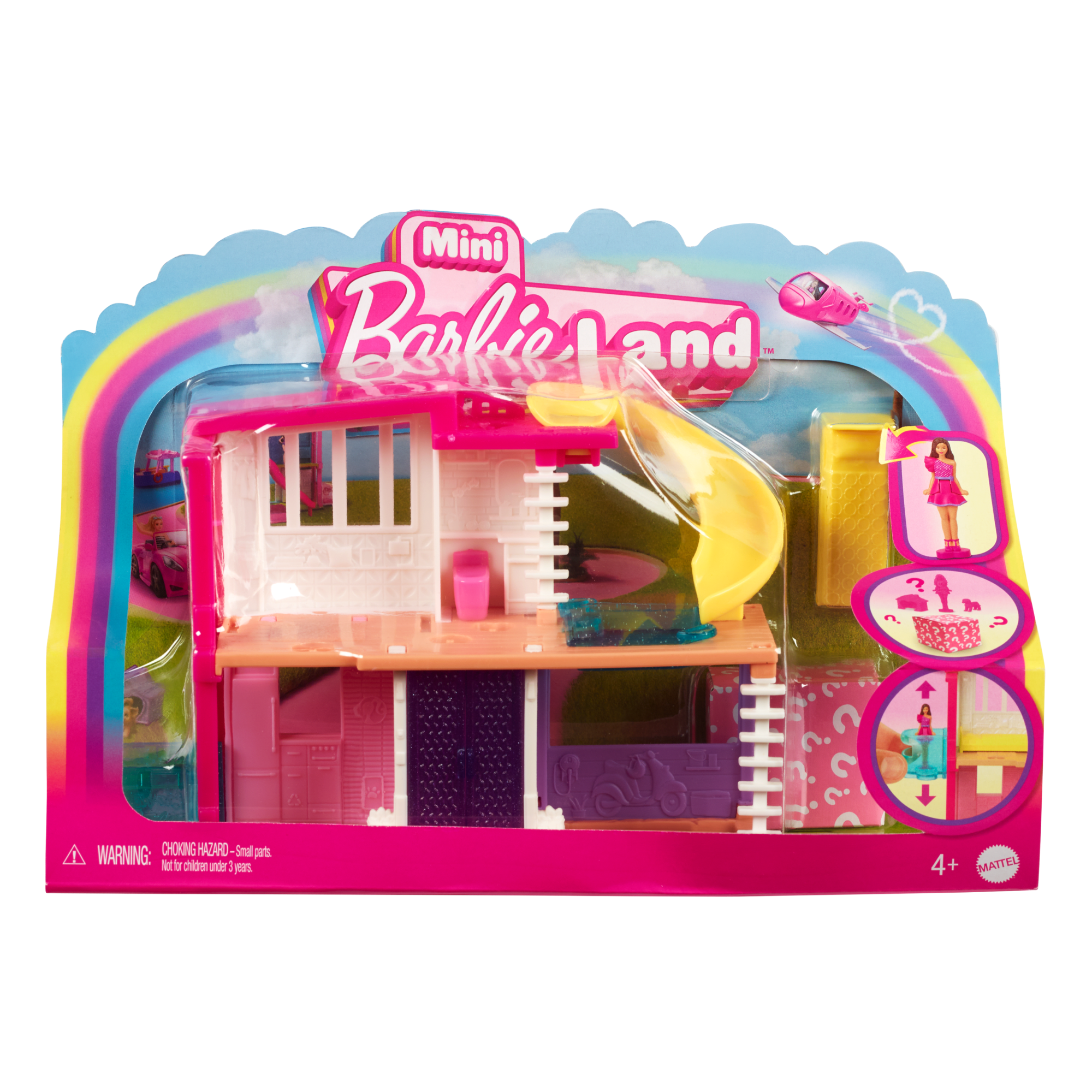 Barbie  Mini Barbieland  Coffrets  Maison de Poupée, Poupée 3,81 Cm