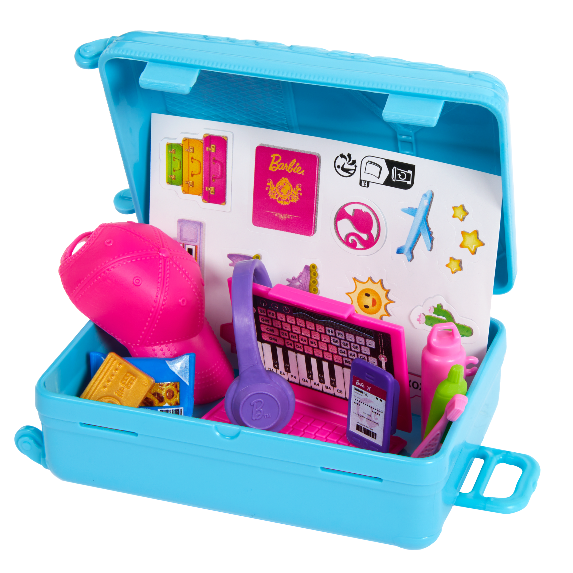 Barbie  Skipper  Poupée et 10Accessoires  Coffret Voyage