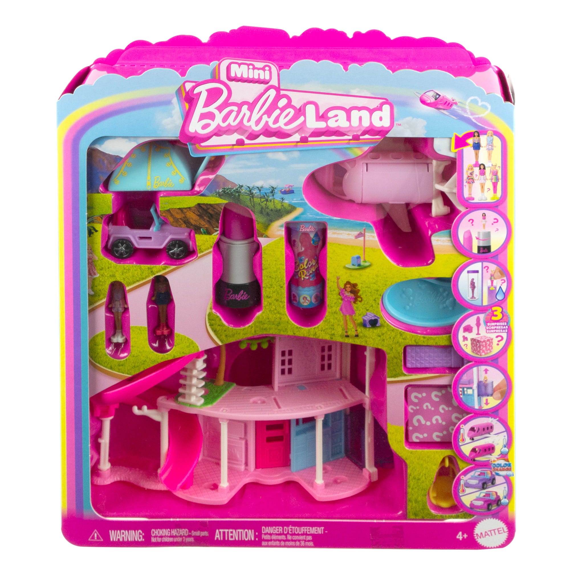 Barbie  Mini Barbieland  Poupées et Acc.  Maison de Rêve, 5Poupées