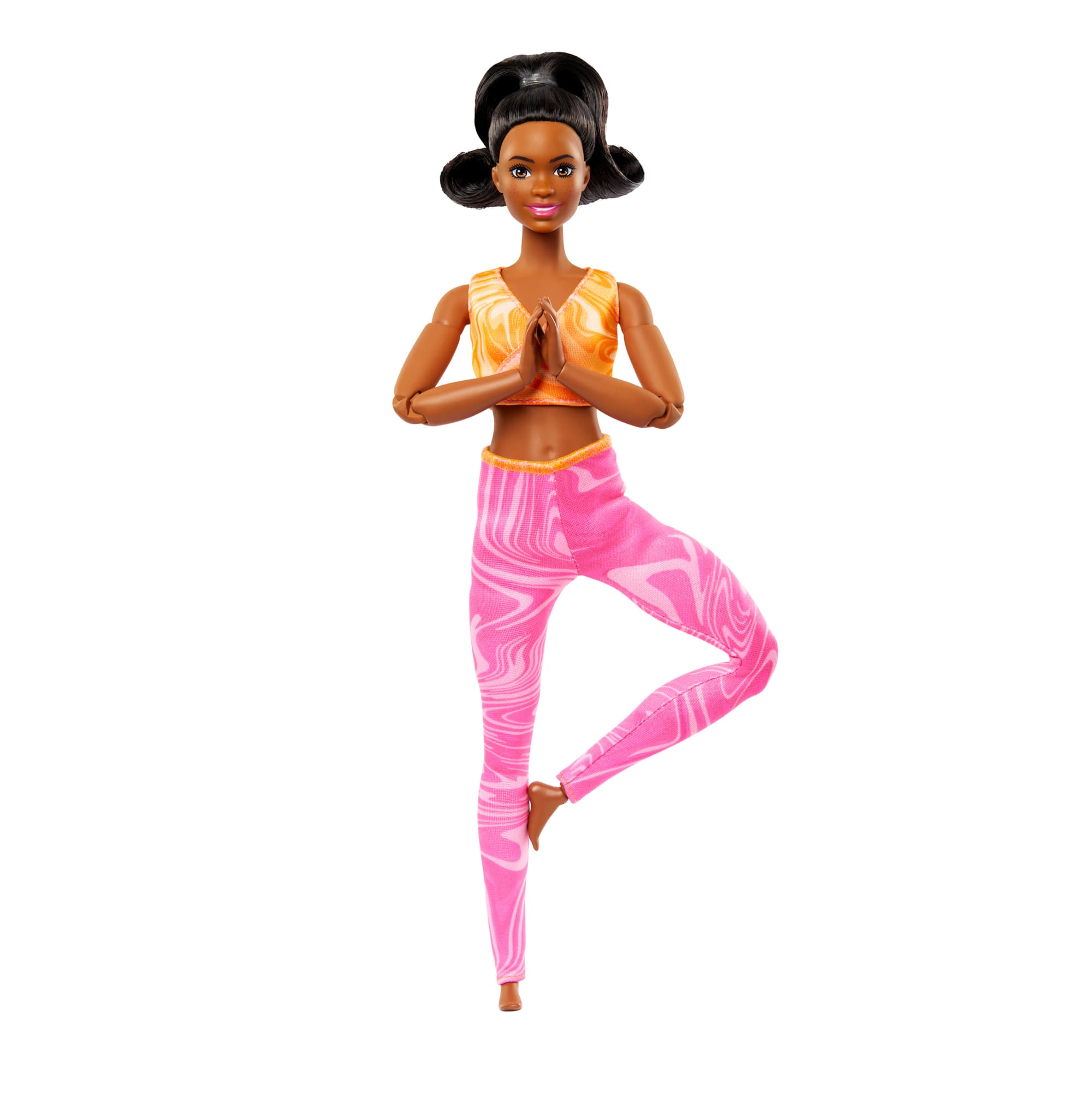 Barbie  Ultra Flexible  Poupée  Brunette, Haut Sport et Pantalon