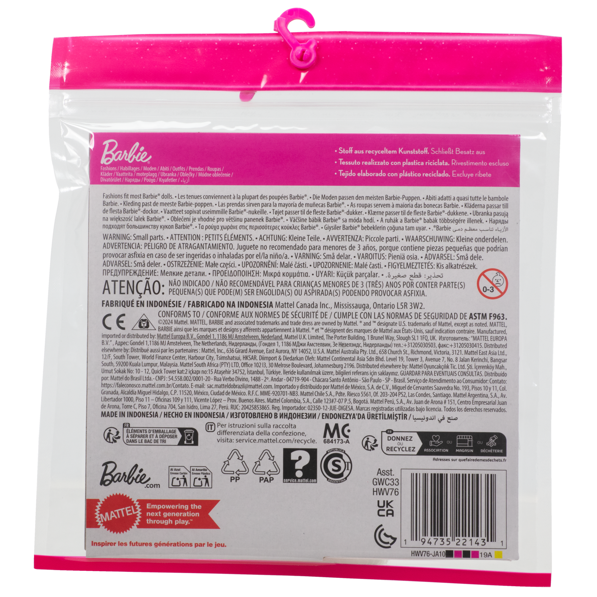 Barbie CloThes, Bridal Fashion Pack For Barbie Doll On Wedding Day