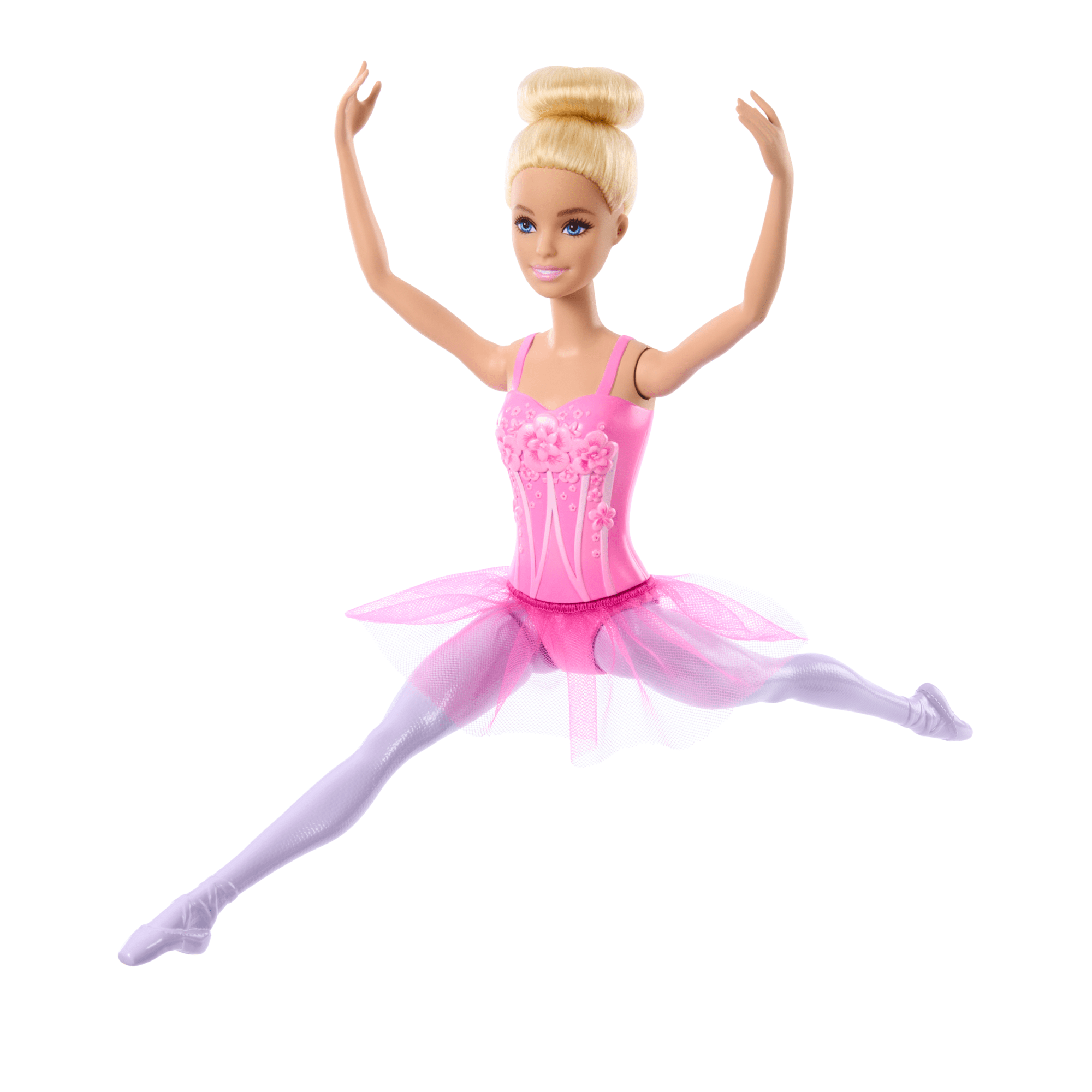 Barbie Ballerina Doll, Blonde Fashion Doll Wearing Purple Removable Tutu
