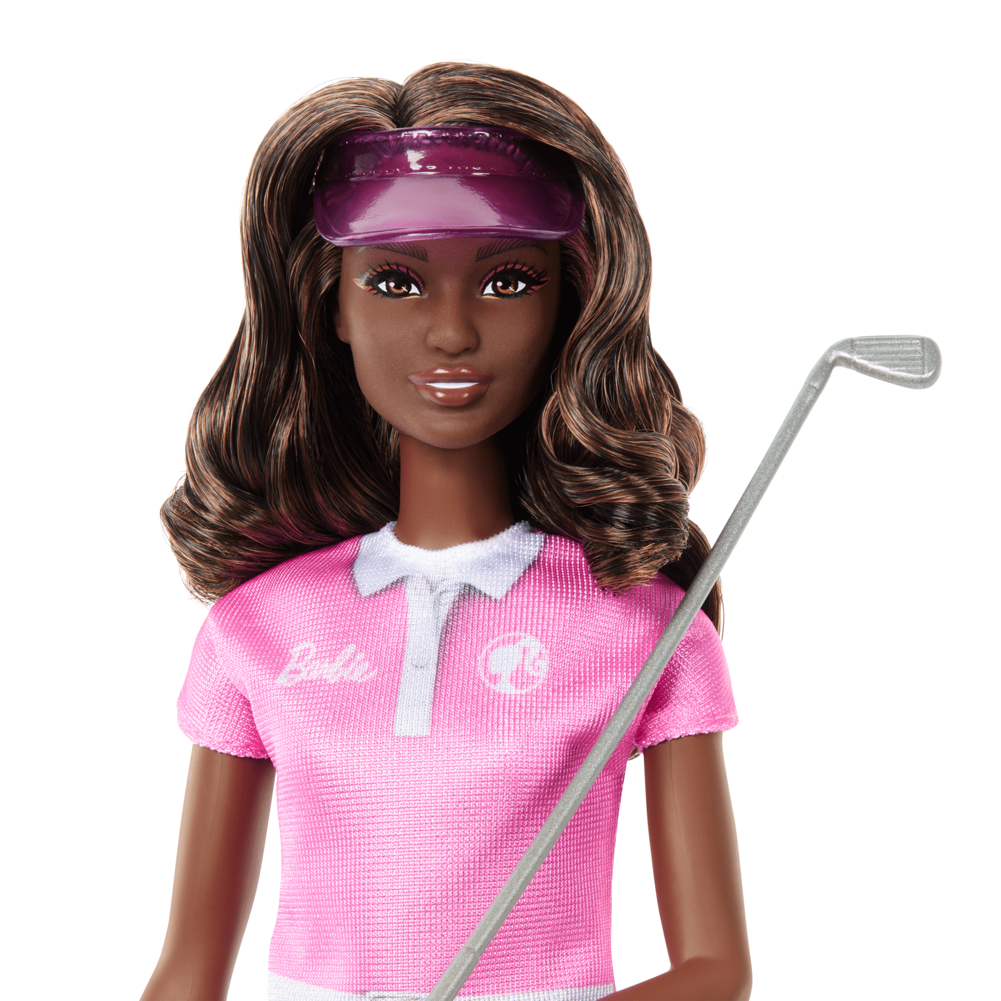 Barbie  Poupée Mode  Golfeuse, Visière et Bâton