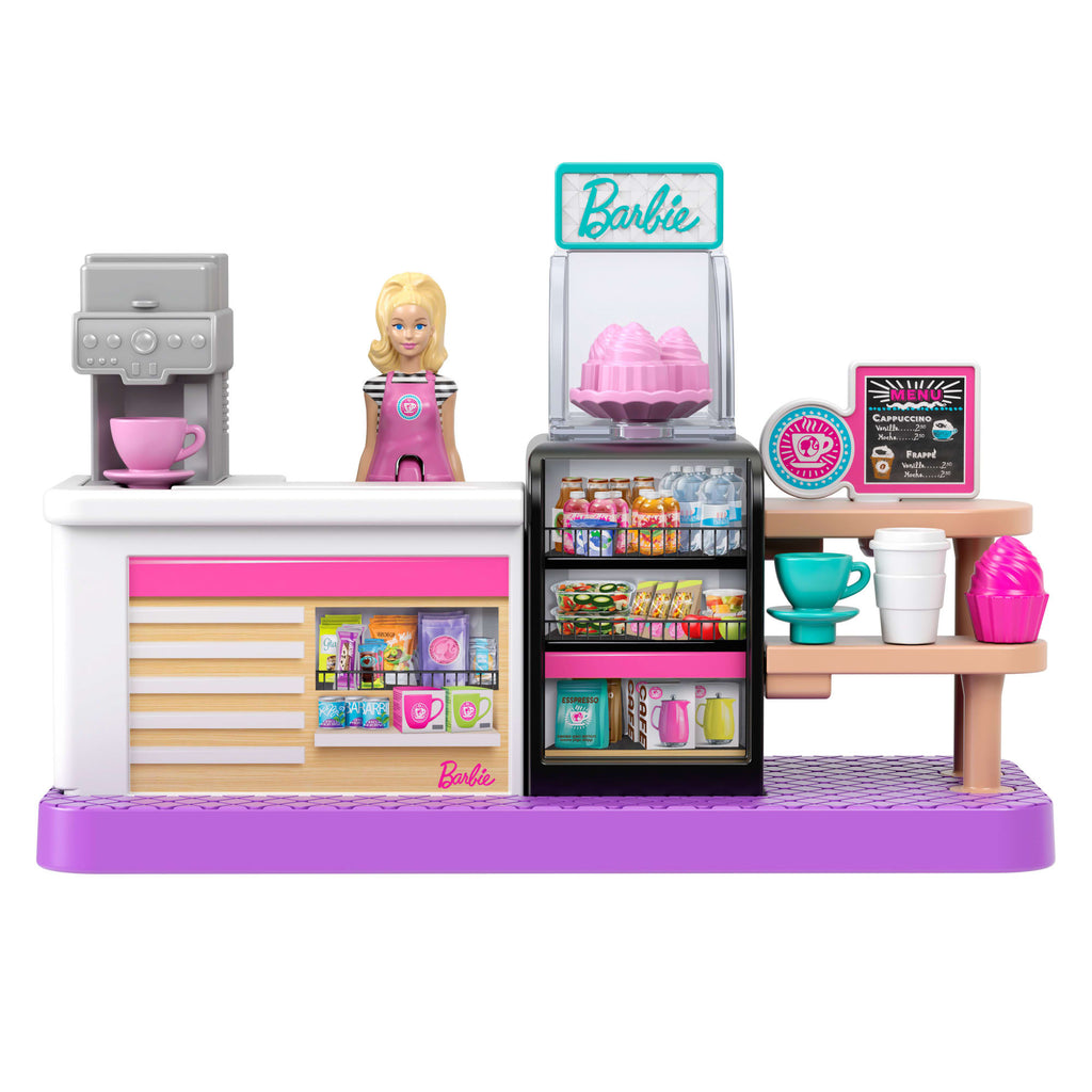 Barbie  Mini Barbieland  Poupée et Coffret de Jeu  Boulangerie