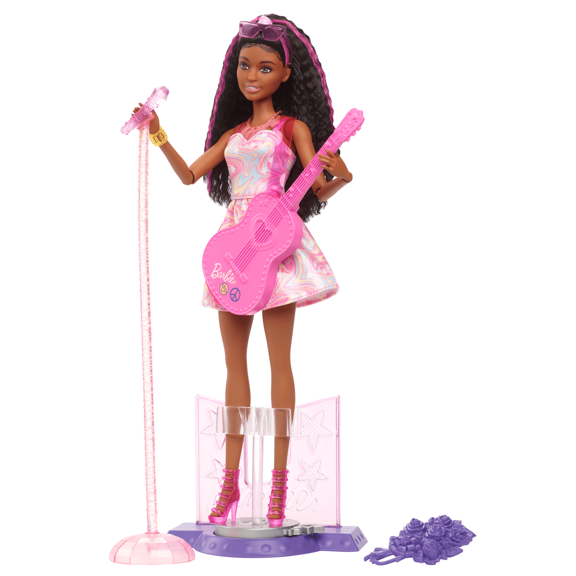 Barbie  Carrières  65Anniversaire  Vedette Pop et 10Accessoires